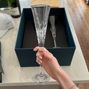 Waterford toasting glasses. Set of 2